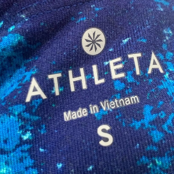 Athleta Blue Celestial Capri Crop Leggings - Picture 7 of 9